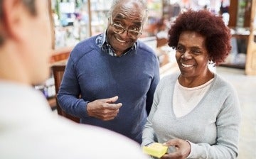 Couple at the pharmacy